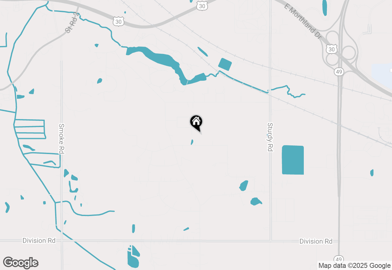 Map of 77 Oak Tree Drive, Valparaiso, IN 46383