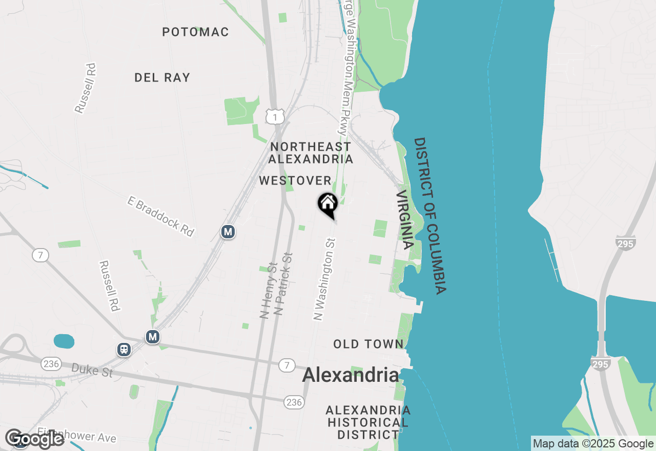Map of 900 N Washington Street #201E, Alexandria, VA 22314