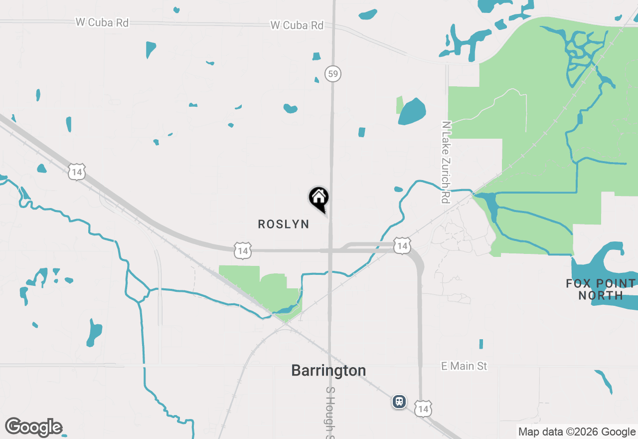 Map of 118 Waverly Road, Barrington, IL 60010