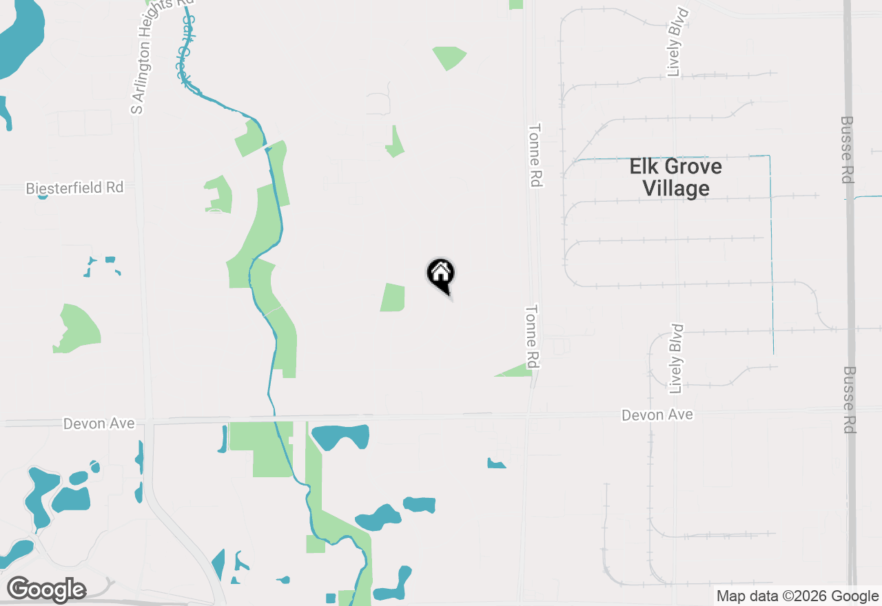 Map of 1212 Carswell Avenue, Elk Grove Village, IL 60007