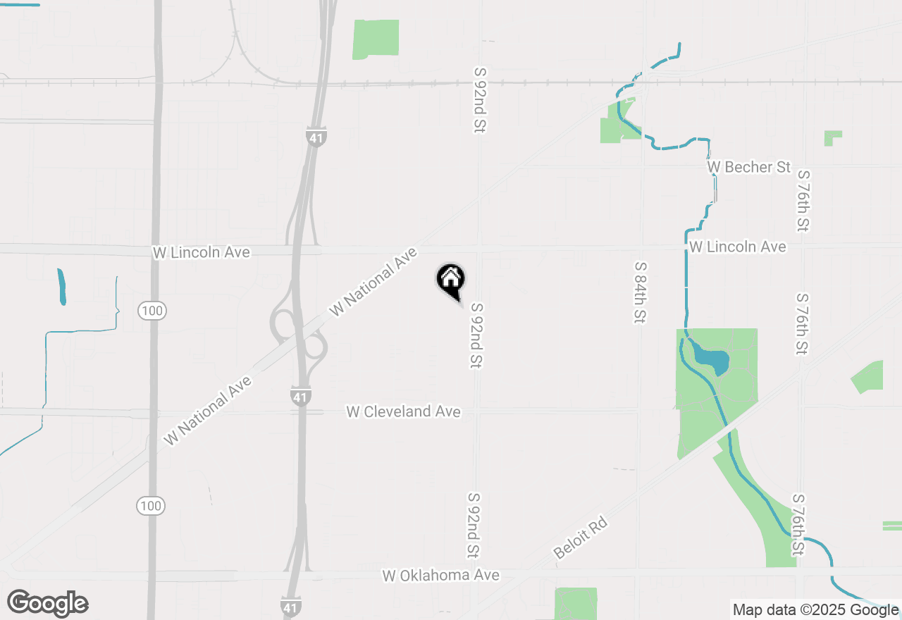 Map of 2427 S 93rd St, West Allis, WI 53227