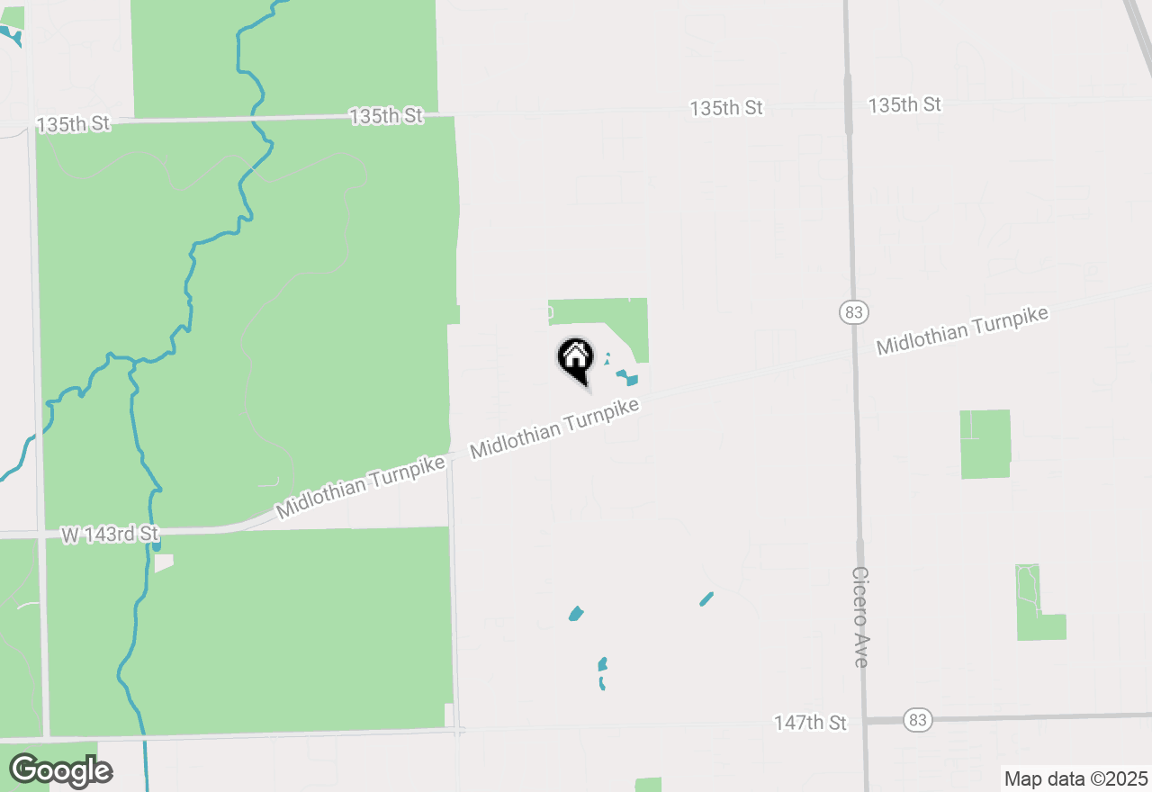 Map of 5333 Waterbury Way #503A, Crestwood, IL 60418