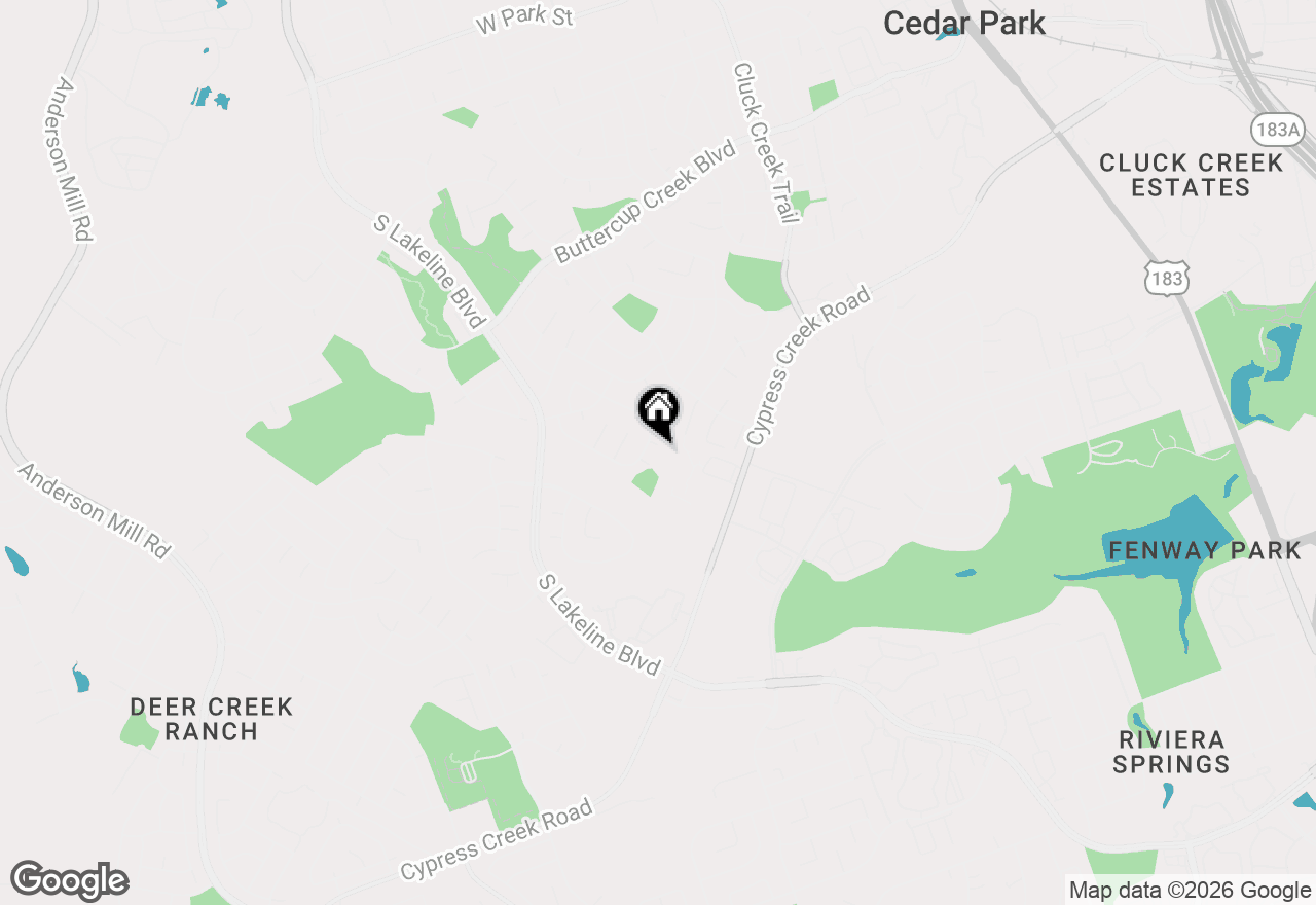 Map of 1303 White Dove Cv, Cedar Park, TX 78613