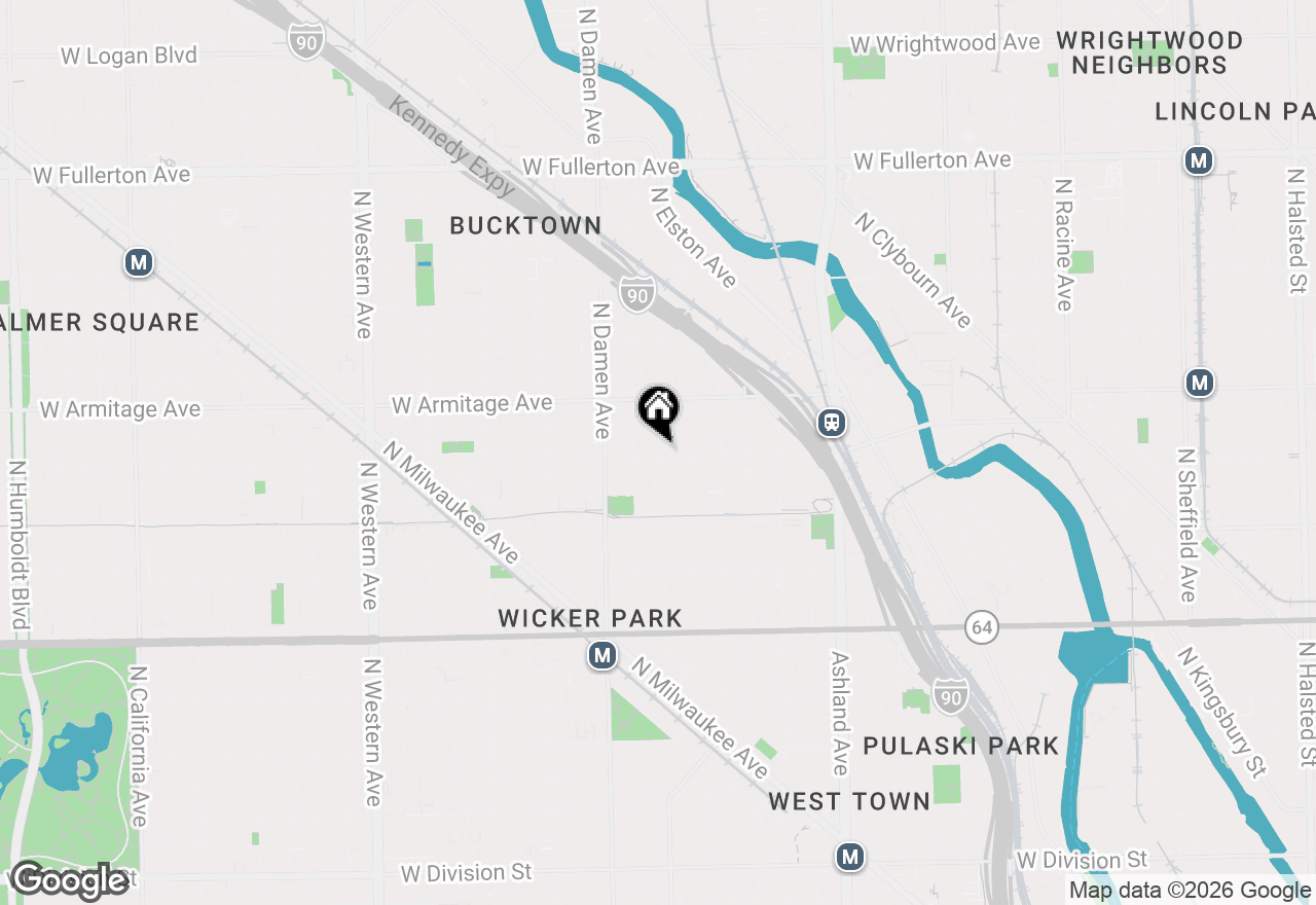 Map of 1900 W Cortland Street, Chicago, IL 60622