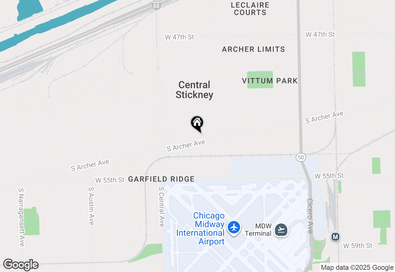 Map of 5237 S Long Avenue, Chicago, IL 60638