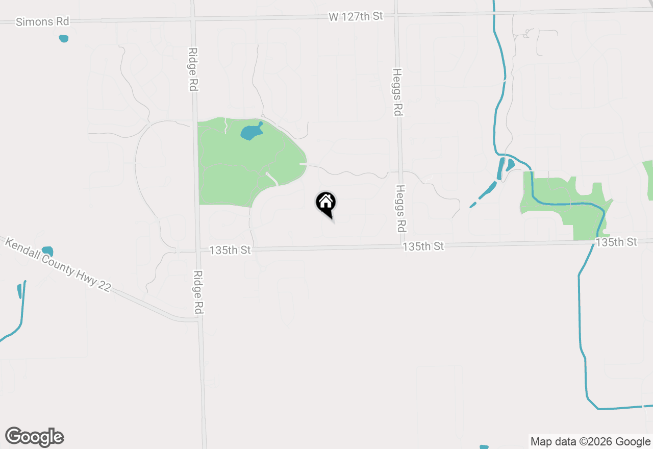 Map of 26257 W Sablewood Circle, Plainfield, IL 60585