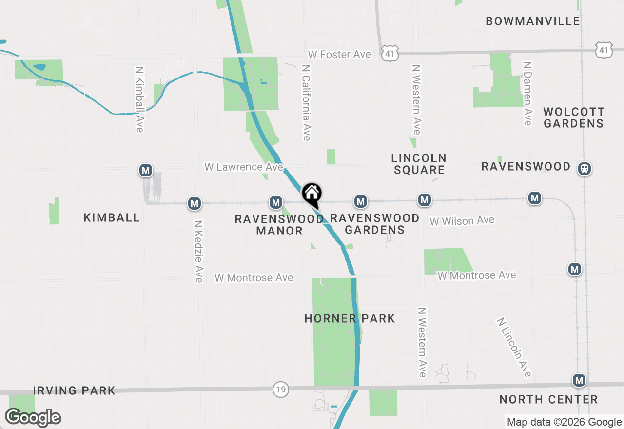 Map of 2801 W Eastwood Avenue, Chicago, IL 60625