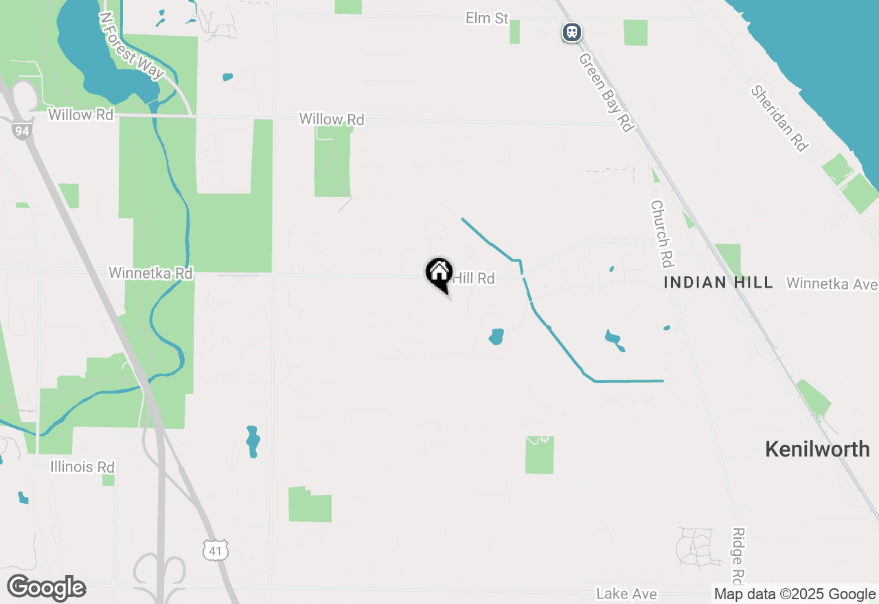 Map of 81 Locust Road, Winnetka, IL 60093
