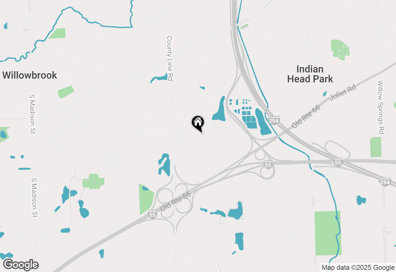 Map of 124 Carriage Way Drive #B111, Burr Ridge, IL 60527