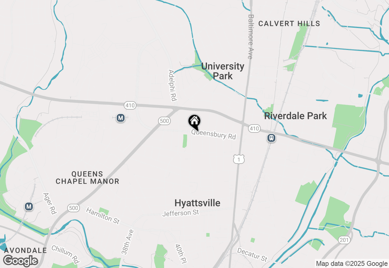 Map of 4201 Queensbury Road, Hyattsville, MD 20781