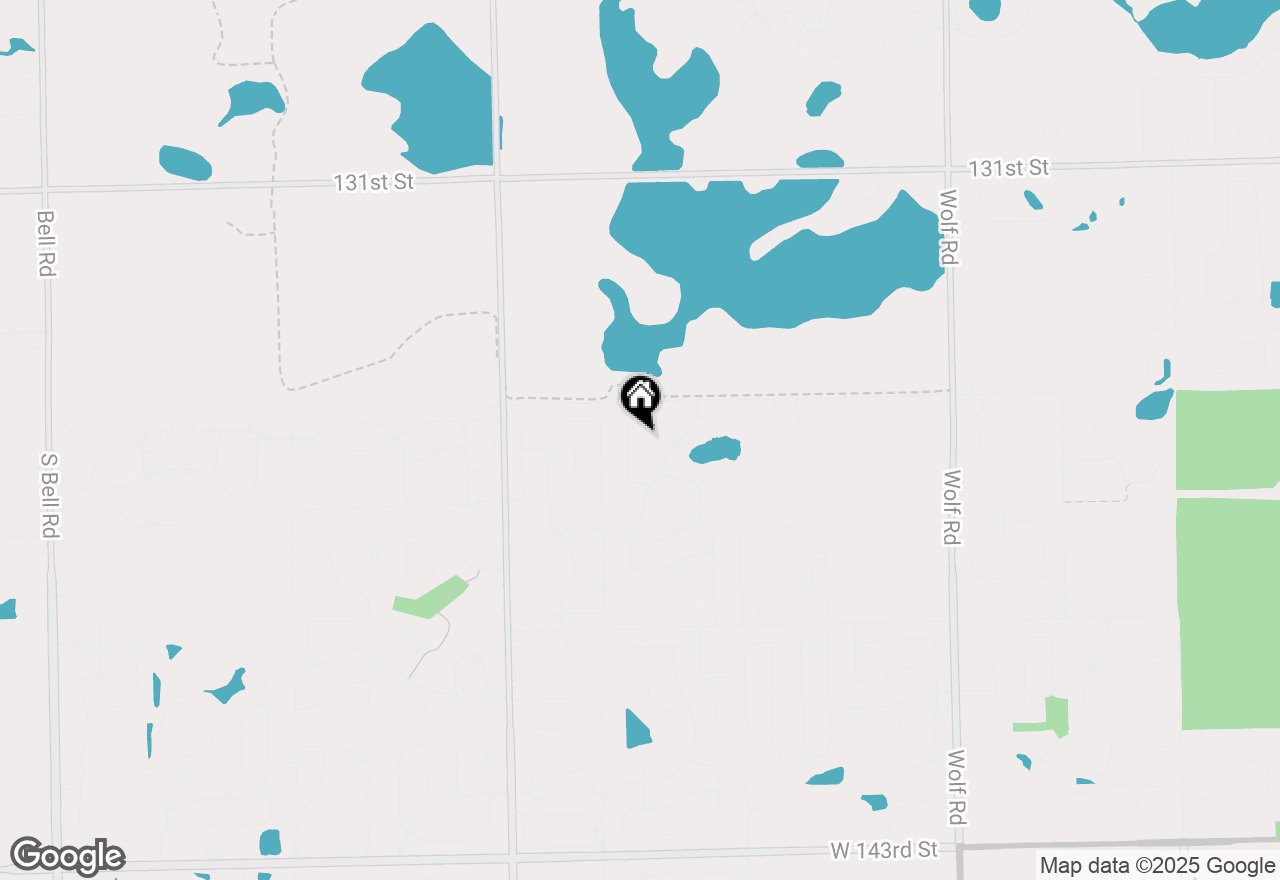 Map of 11736 Kristoffer Court, Orland Park, IL 60467