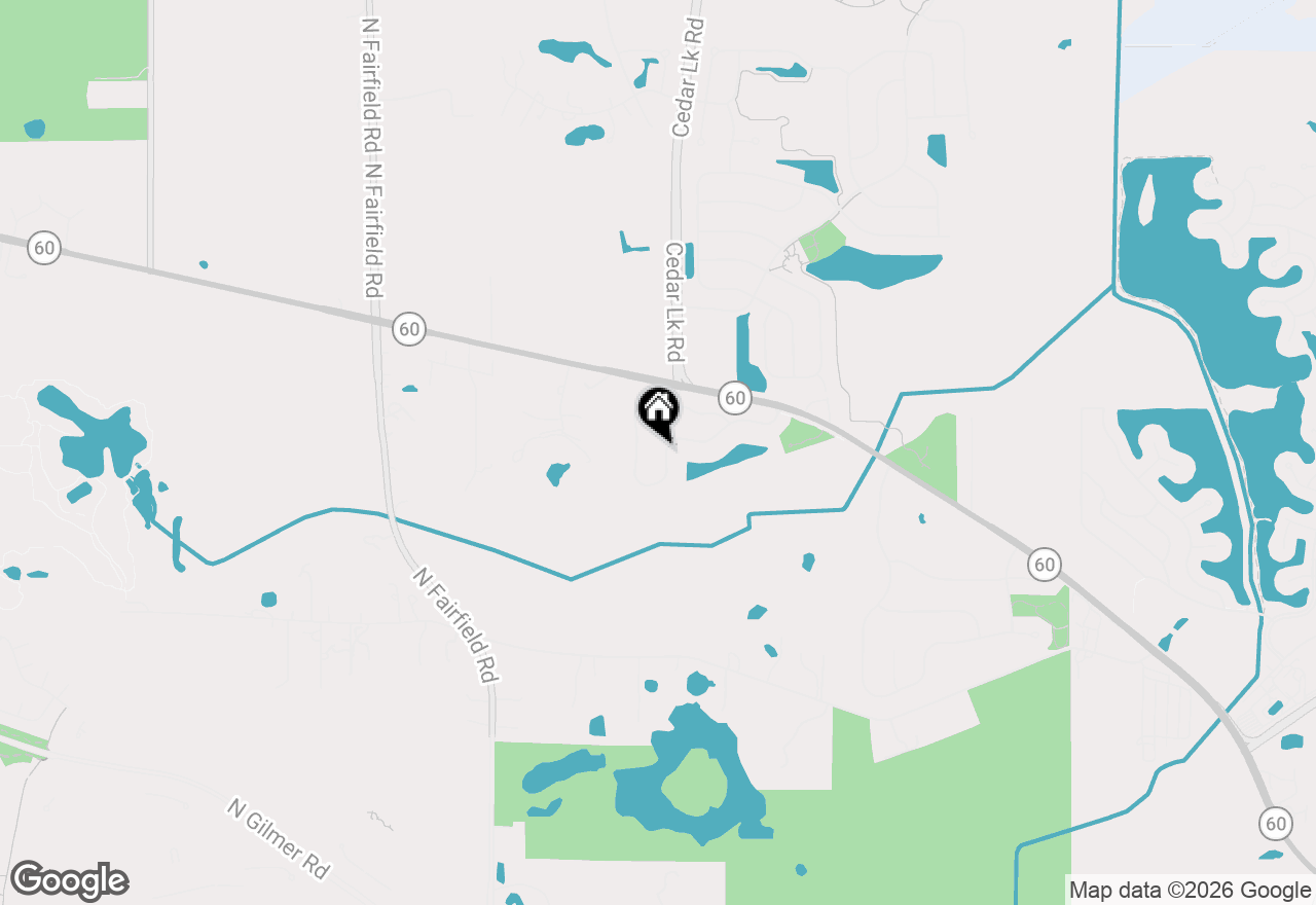 Map of 2002 S Kristina Lane, Round Lake, IL 60073