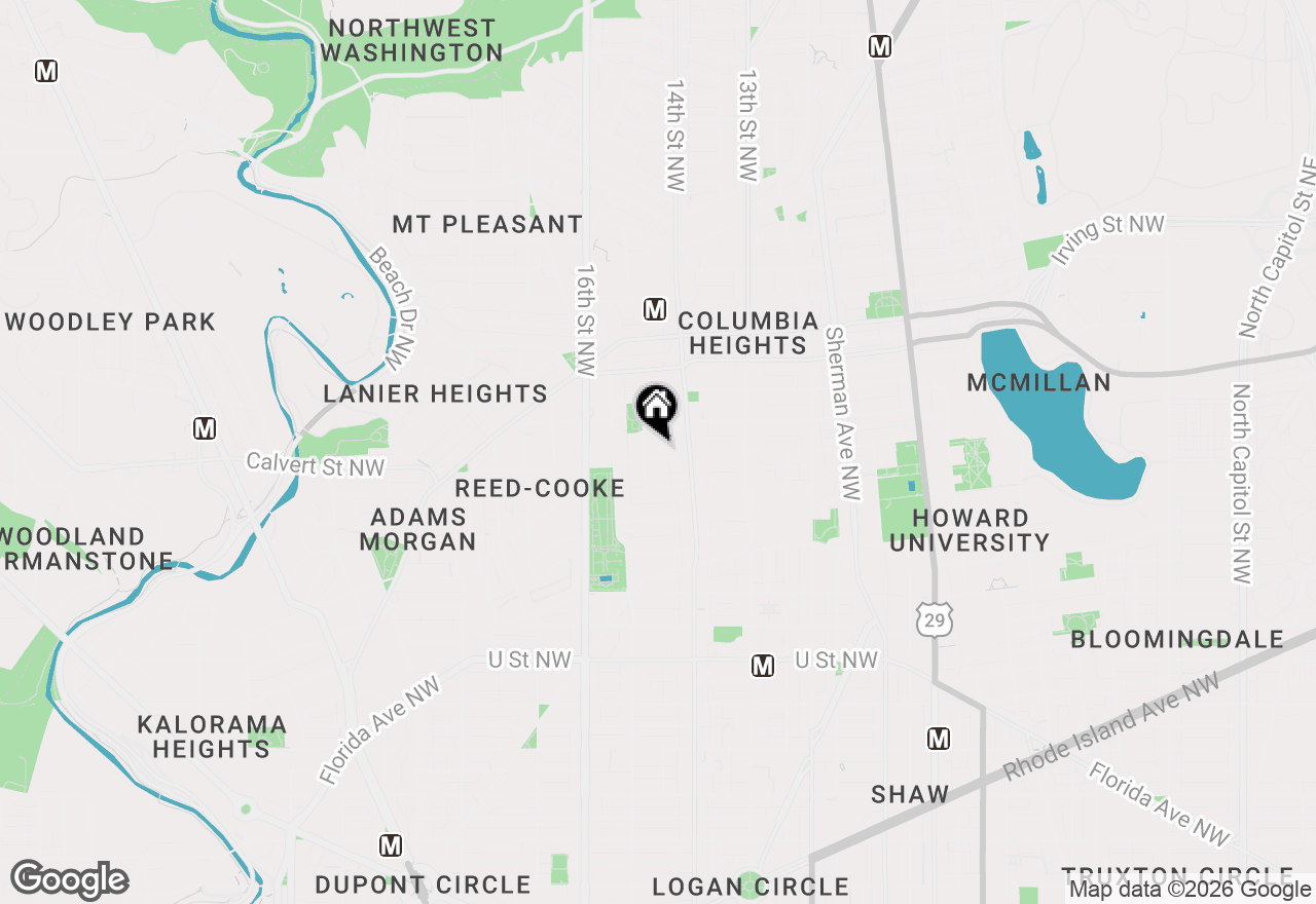 Map of (Address confidential), Washington, District Of Columbia 20009