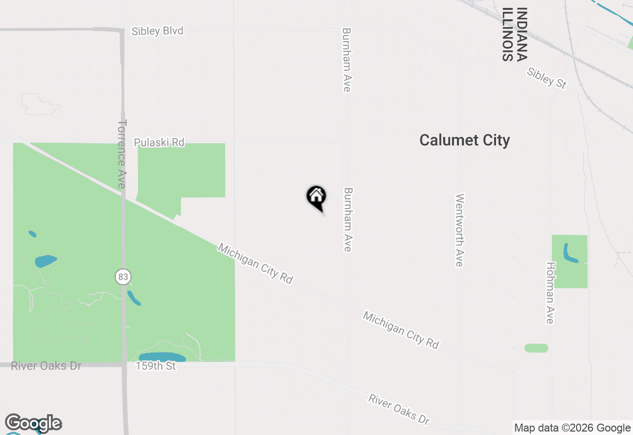 Map of 808 Mackinaw Avenue, Calumet City, IL 60409
