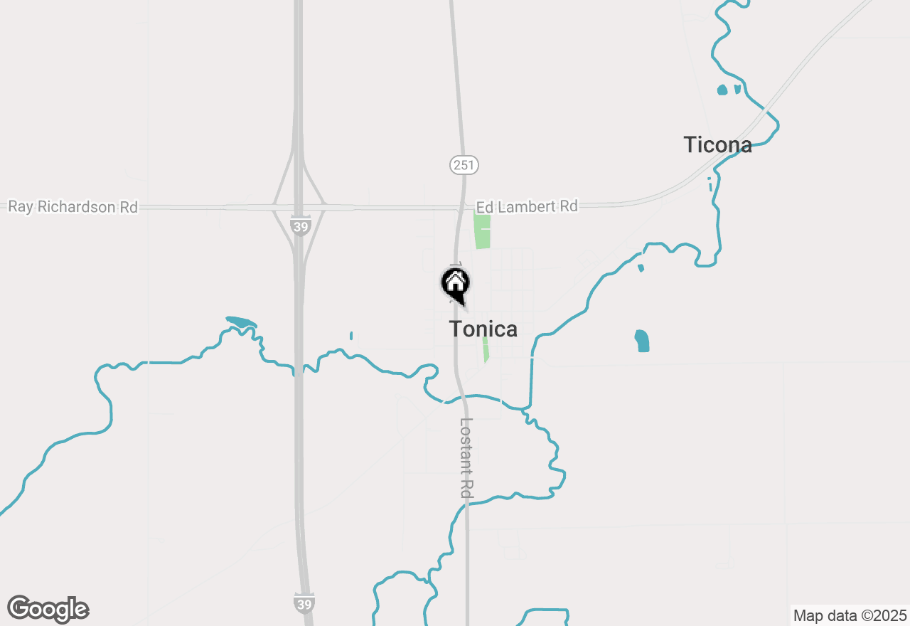 Map of 203 S 1st Street, Tonica, IL 61370