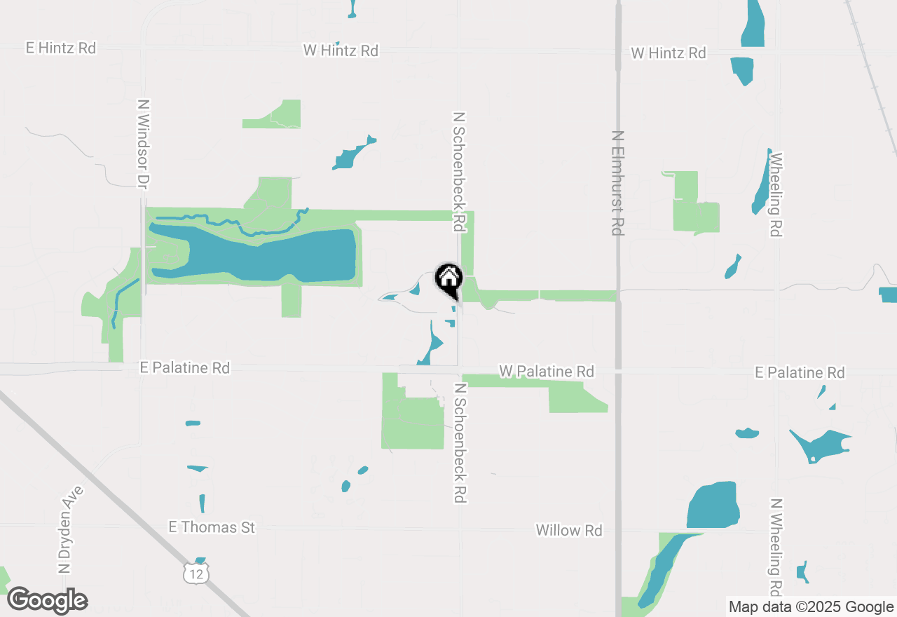 Map of 2057 N Coldspring Road, Arlington Heights, IL 60004