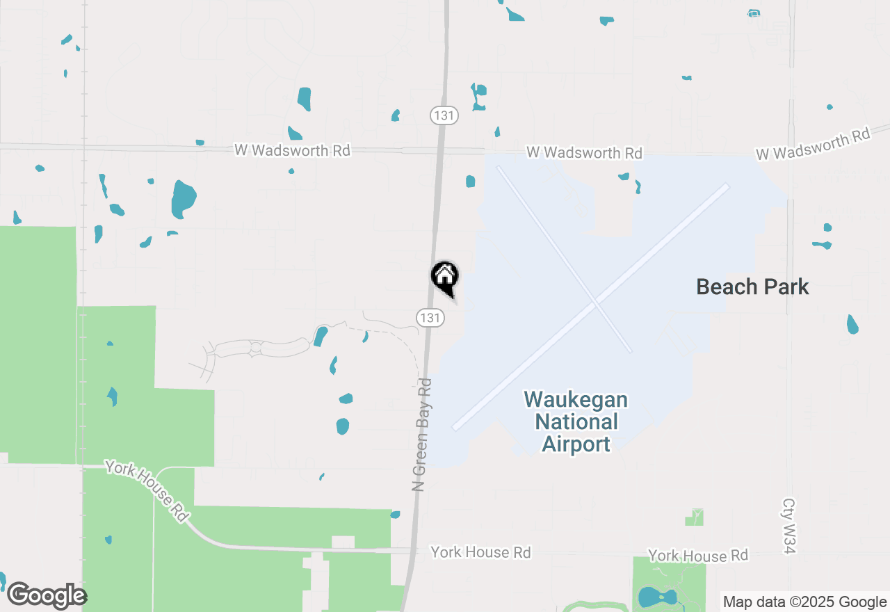 Map of 12582 W Beach Road, Beach Park, IL 60087