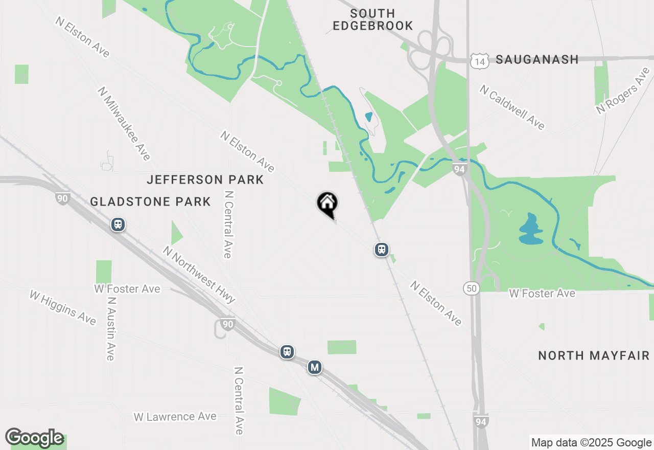 Map of 5448 N Lieb Avenue, Chicago, IL 60630