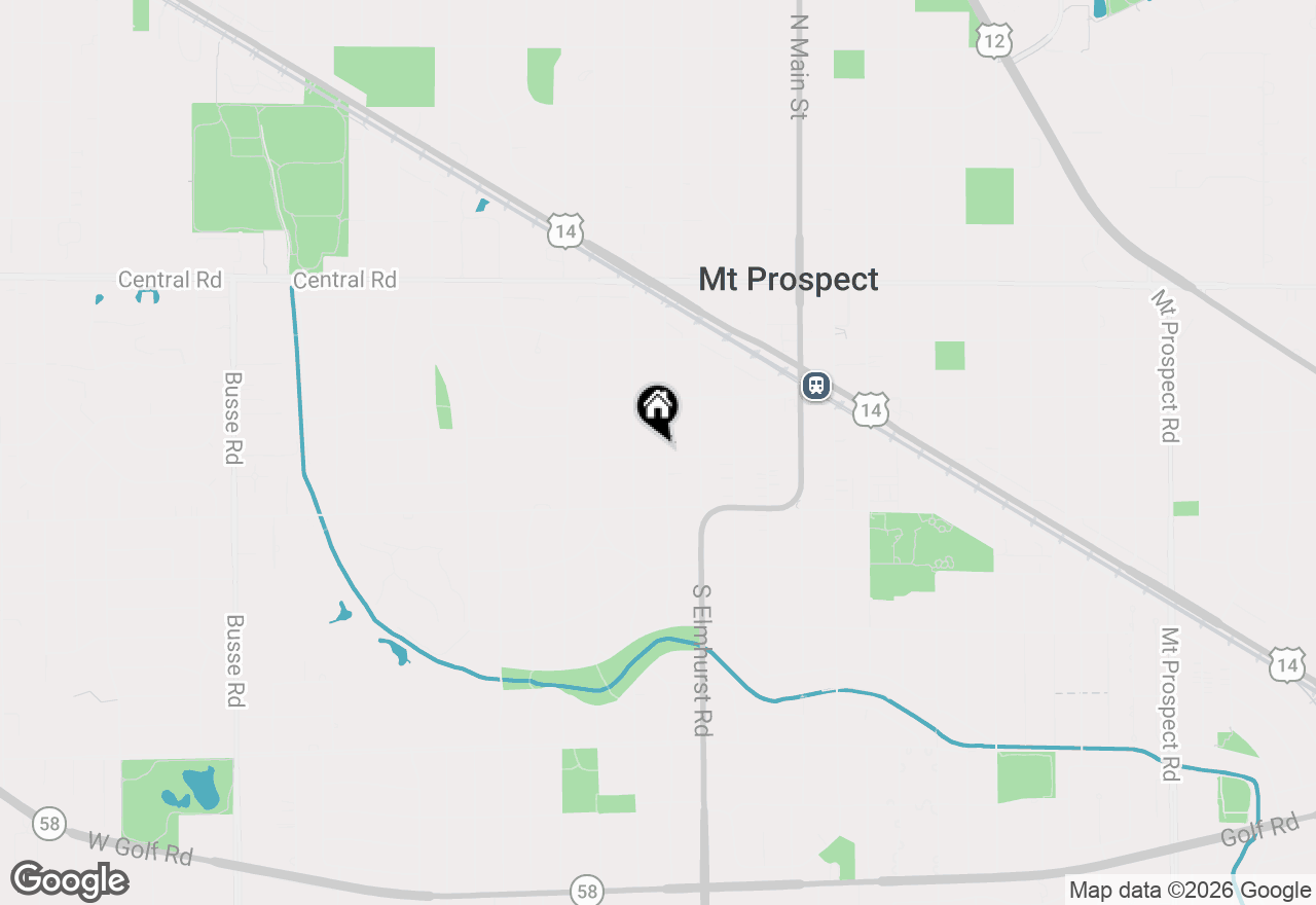 Map of 400 W Milburn Avenue, Mount Prospect, IL 60056