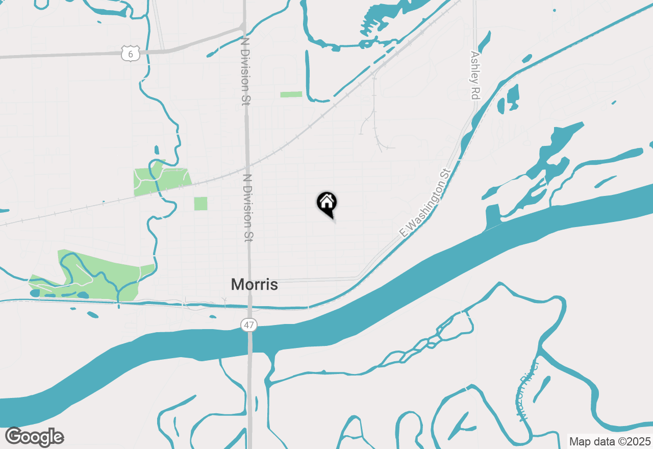 Map of 737 E North Street, Morris, IL 60450