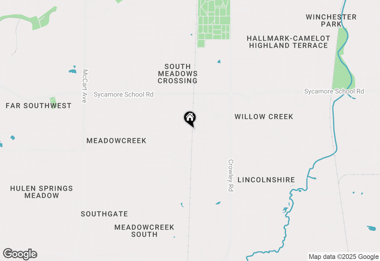 Map of 7657 Hollow Point Drive, Fort Worth, TX 76123