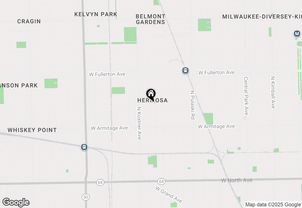 Map of 2142 N Kildare Avenue #3, Chicago, IL 60639