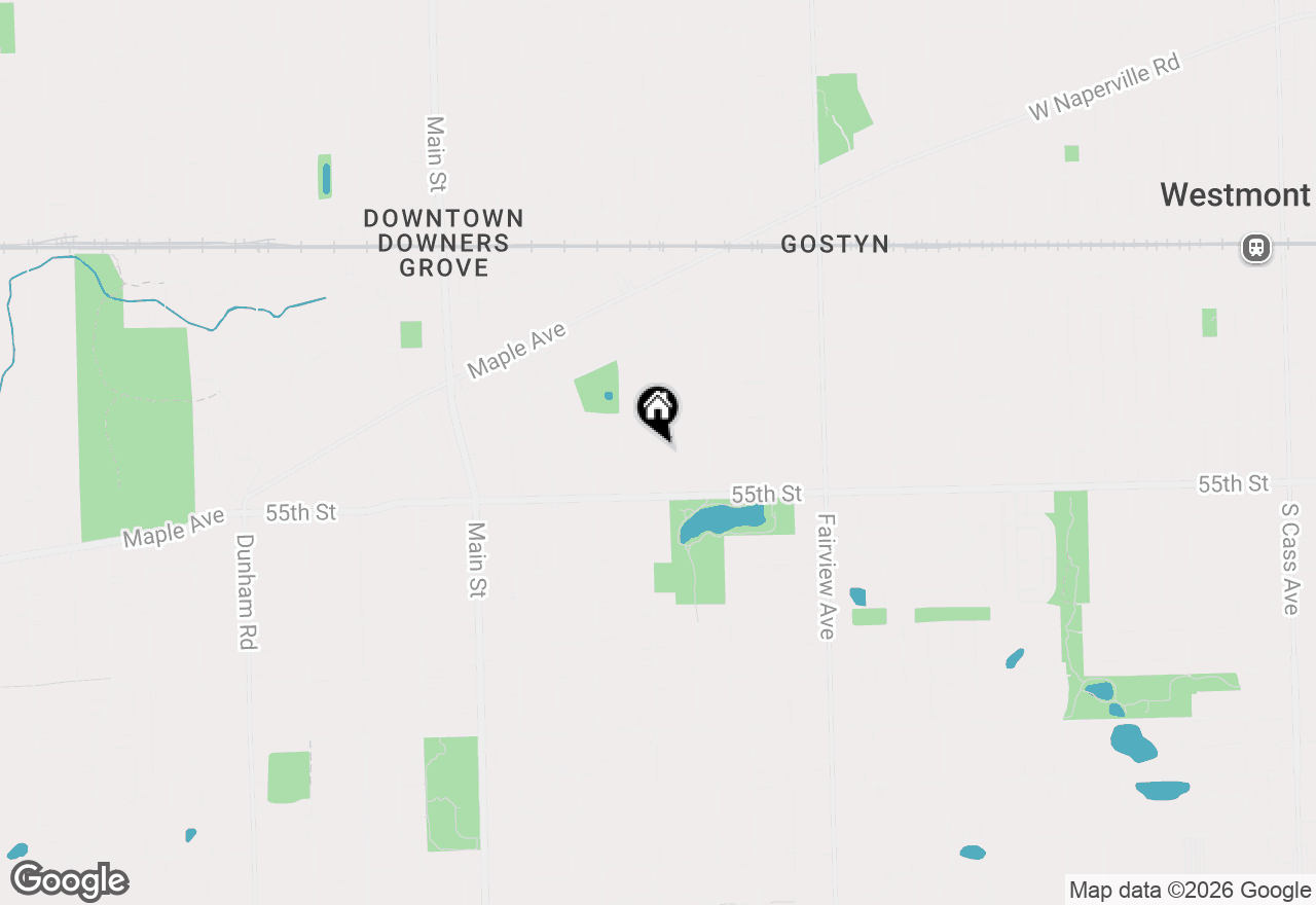 Map of 5405 Fairmount Avenue, Downers Grove, IL 60515
