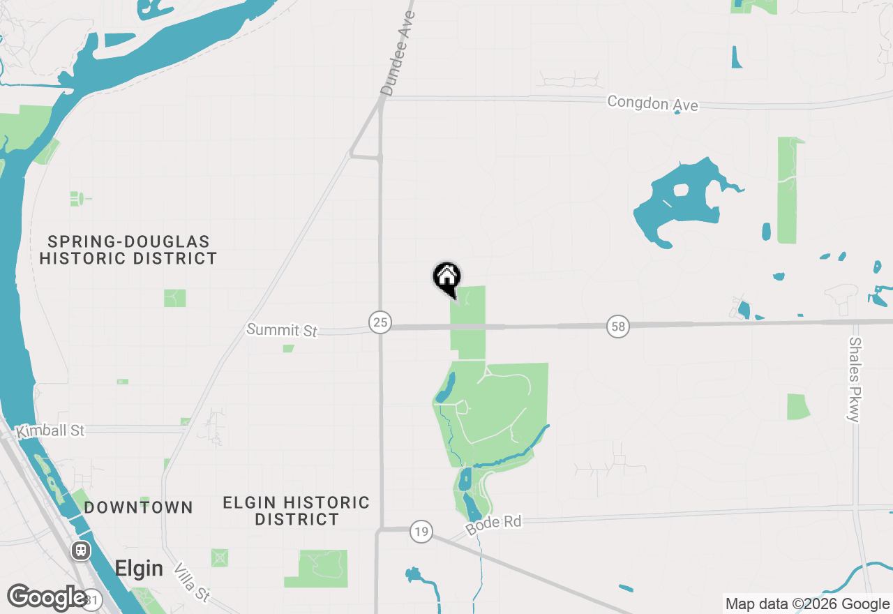Map of 693 Enterprise Street, Elgin, IL 60120
