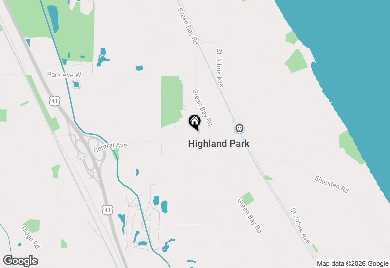 Map of 815 Laurel Avenue #403, Highland Park, IL 60035