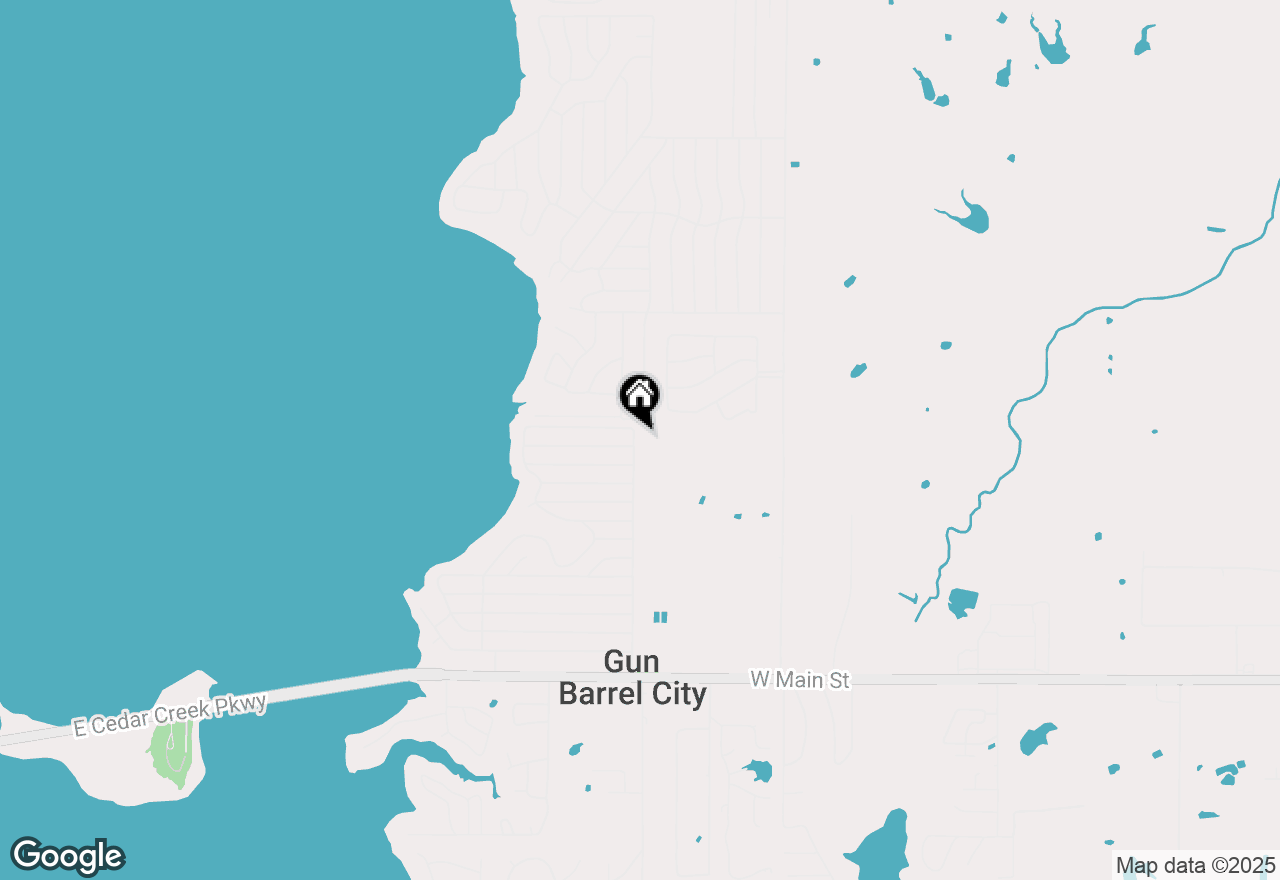 Map of 222 Meadow Lake Drive, Gun Barrel City, TX 75156