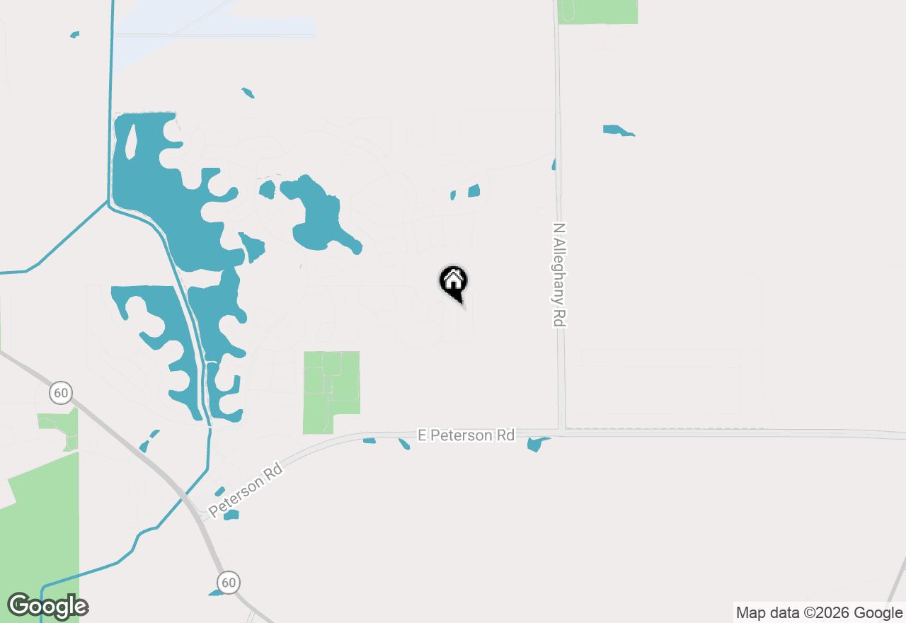 Map of 1810 Blue Ribbon Lane, Grayslake, IL 60030