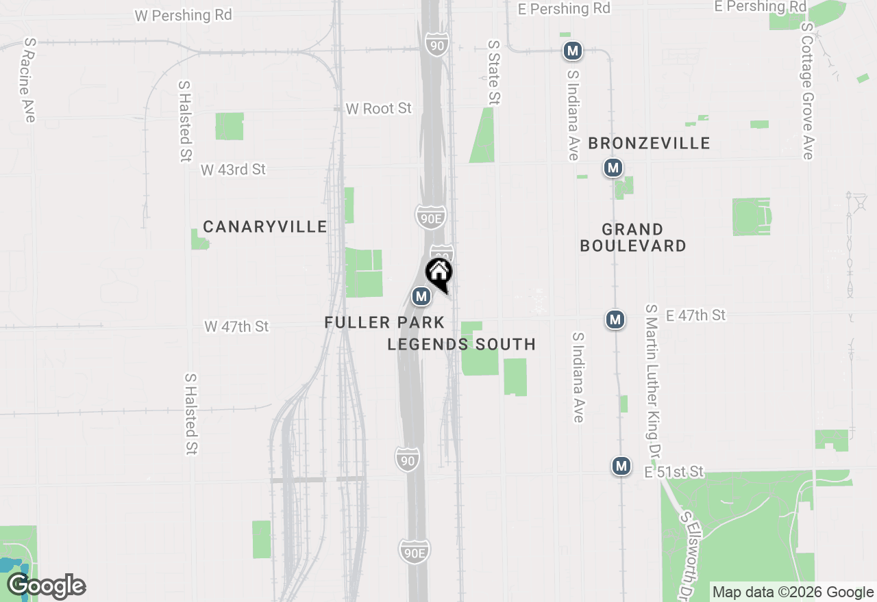 Map of 142 W Swann Street, Chicago, IL 60609