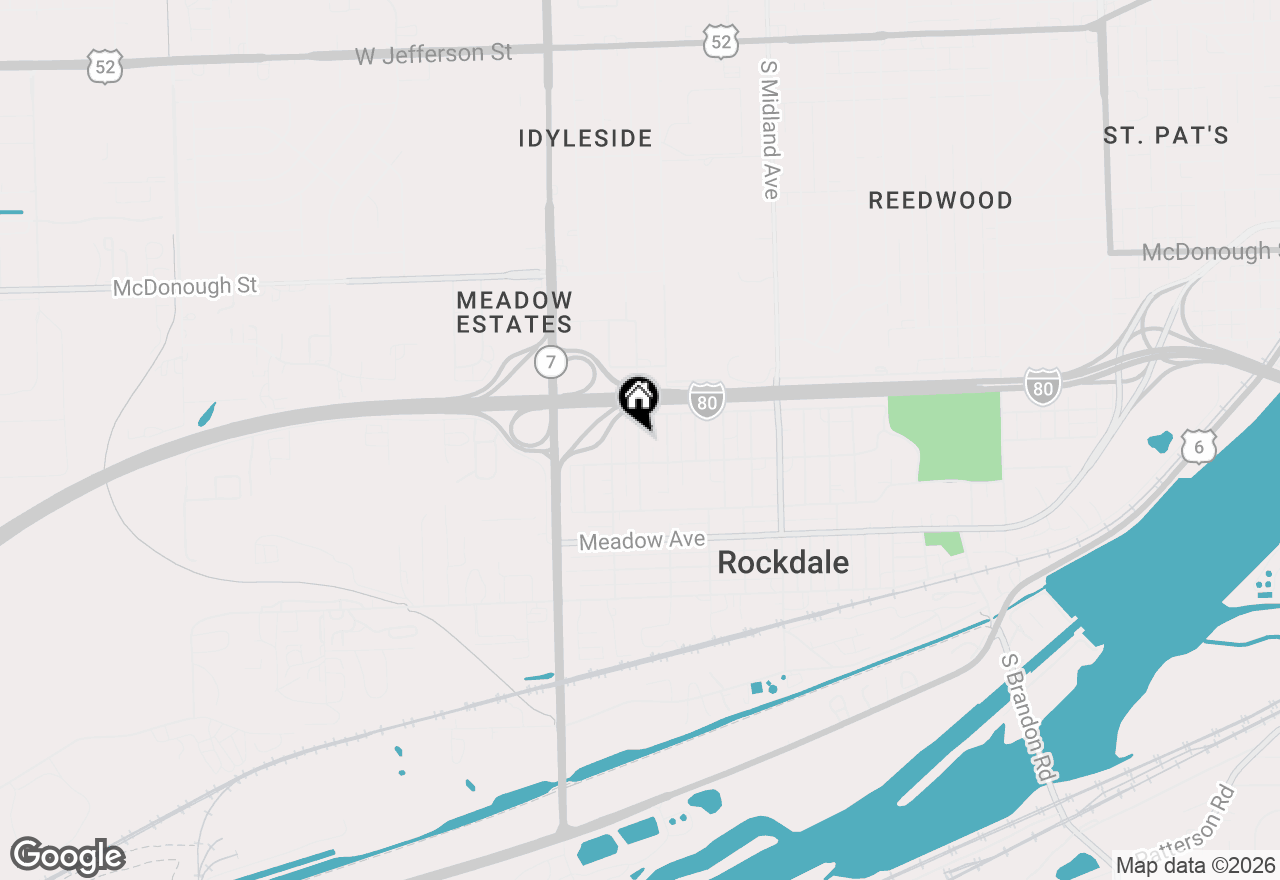 Map of 0 Margaret Street, Rockdale, IL 60436