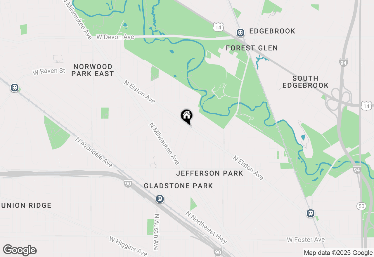 Map of 5850 N Elston Avenue, Chicago, IL 60646