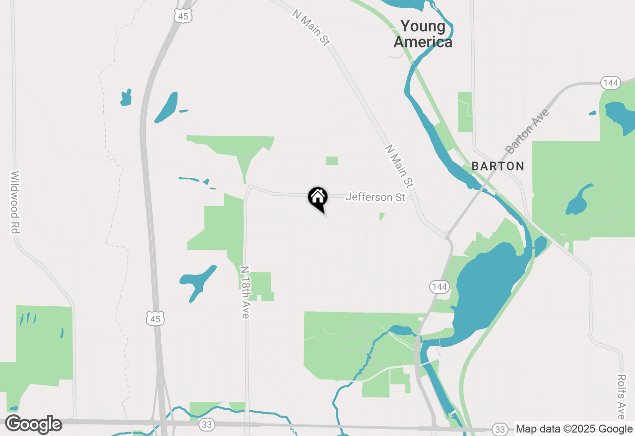 Map of 1520 Green Tree Rd, West Bend, WI 53090