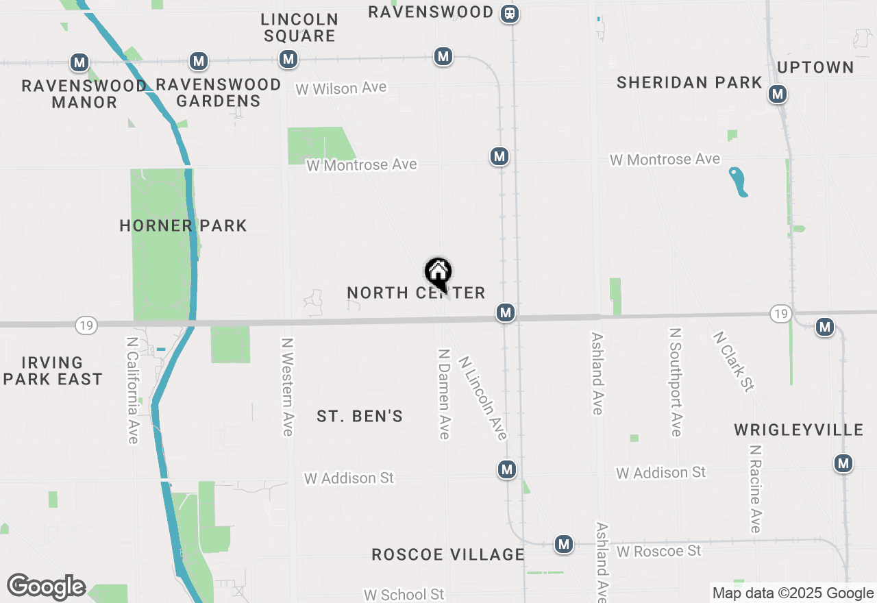 Map of 4020 N Damen Avenue #408, Chicago, IL 60618