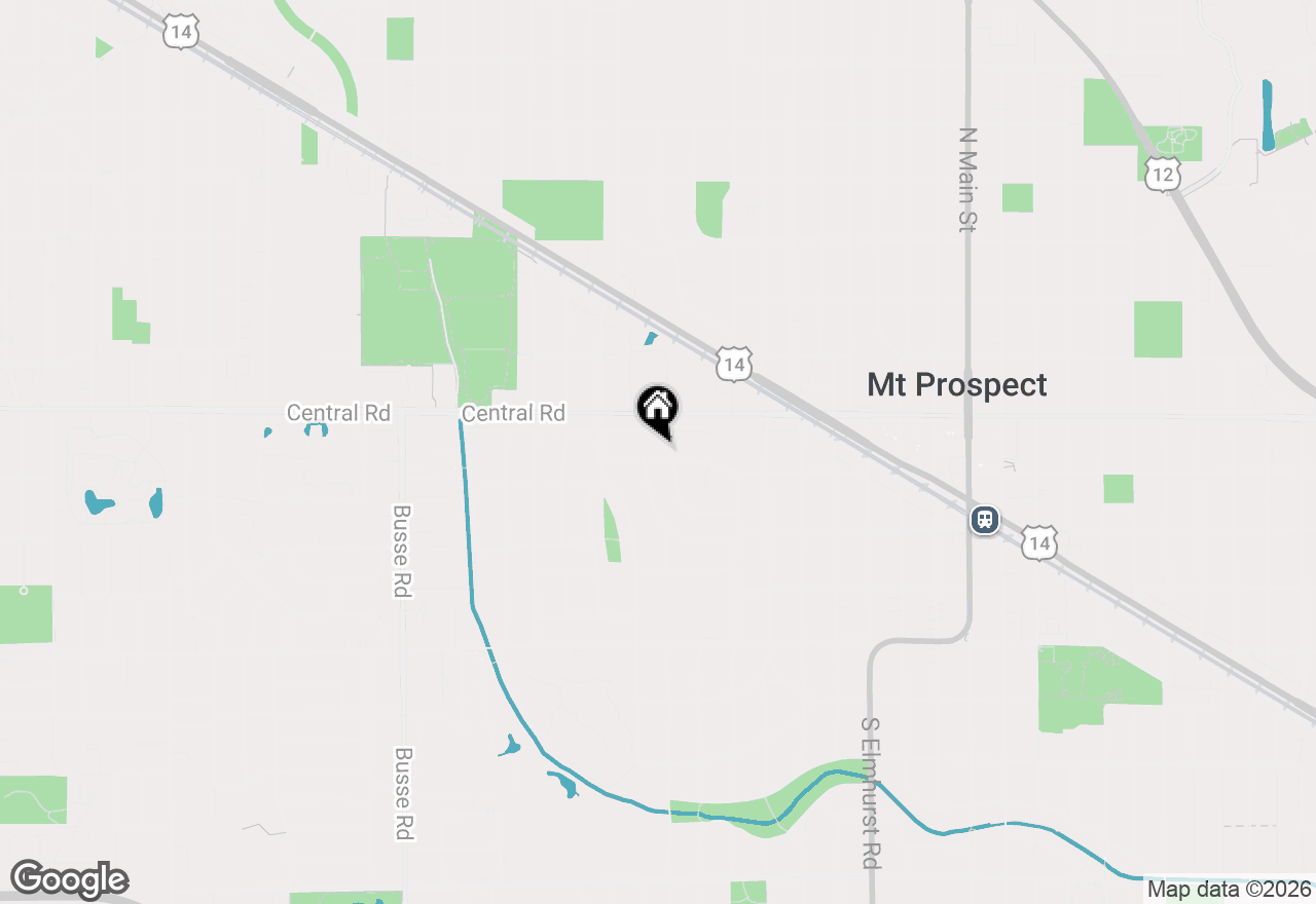 Map of 802 W Busse Avenue, Mount Prospect, IL 60056