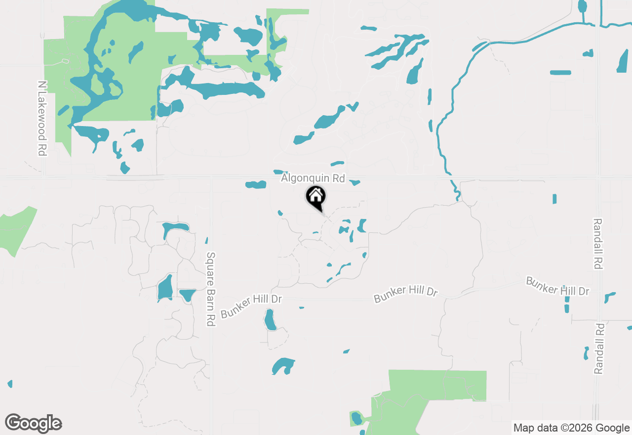 Map of 531 Alpine Drive, Algonquin, IL 60102