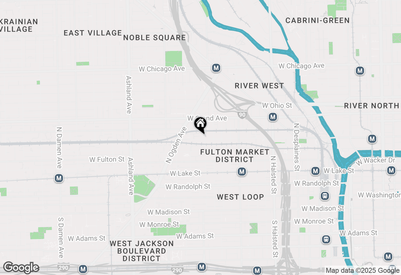 Map of 400 N Racine Avenue #217, Chicago, IL 60642