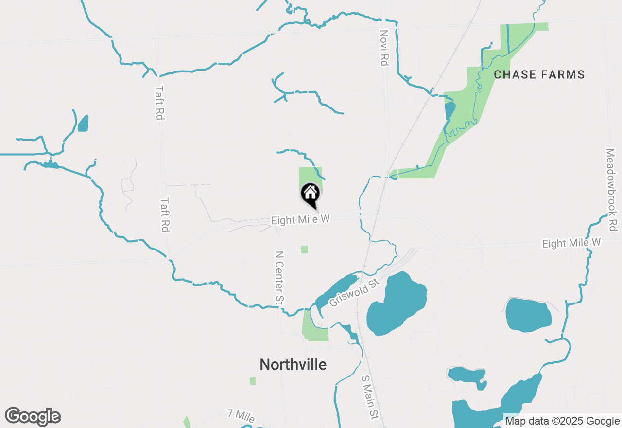 Map of 816 Carpenter Street, Northville, MI 48167