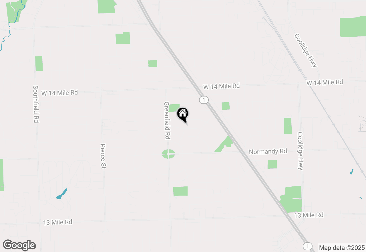 Map of 4402 Arlington Drive, Royal Oak, MI 48073