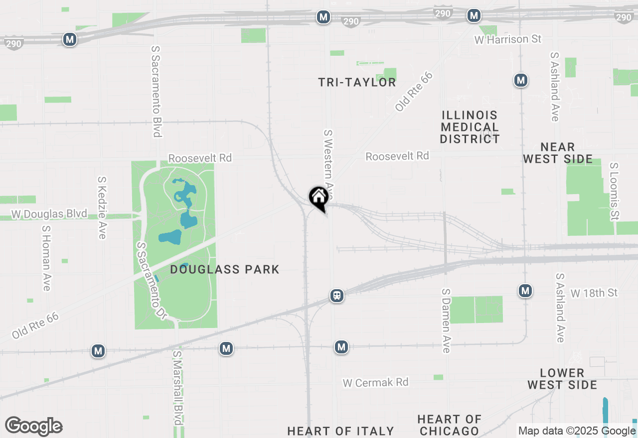 Map of 2425 W 14th Street, Chicago, IL 60608