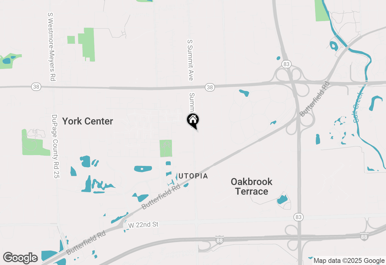 Map of 1S280 Summit Avenue #E2-3, Oakbrook Terrace, IL 60181