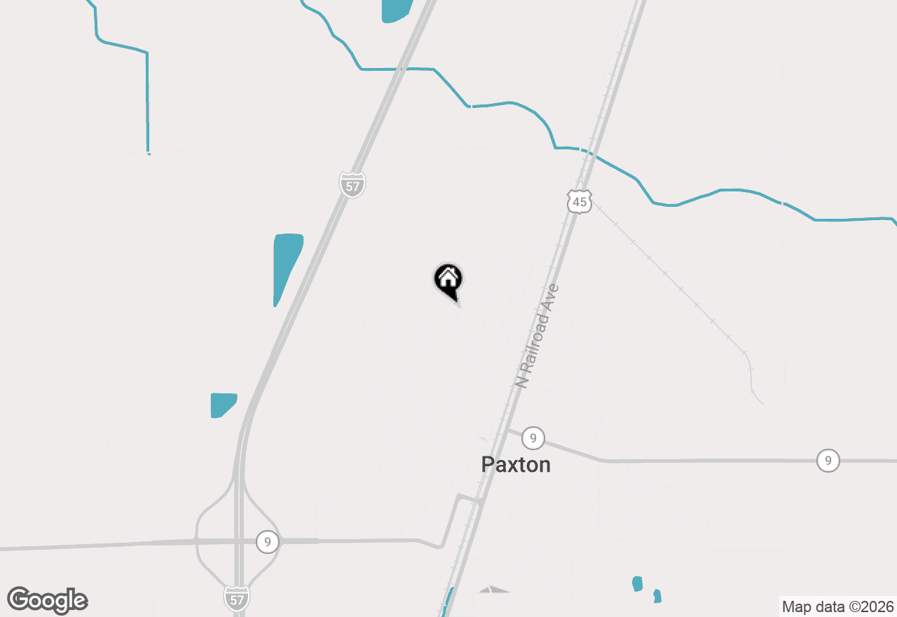 Map of 308 W Spruce Street, Paxton, IL 60957