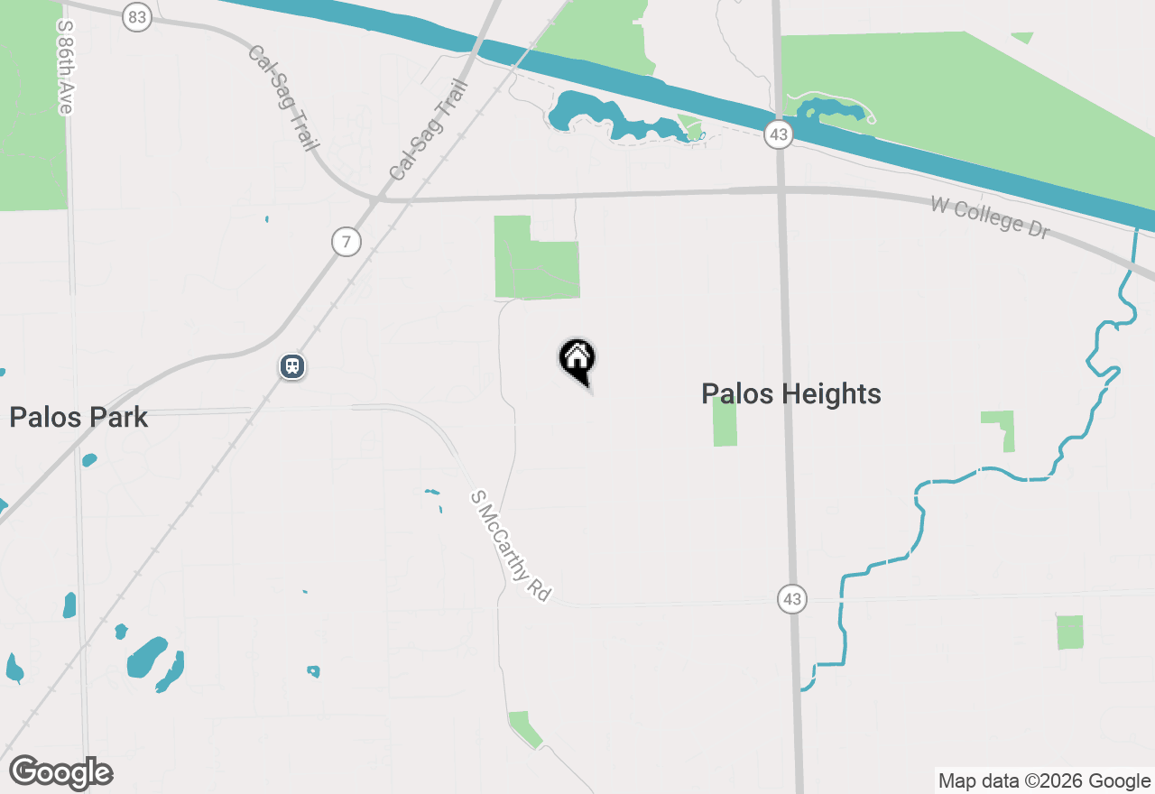 Map of 12250 S 76th Avenue, Palos Heights, IL 60463
