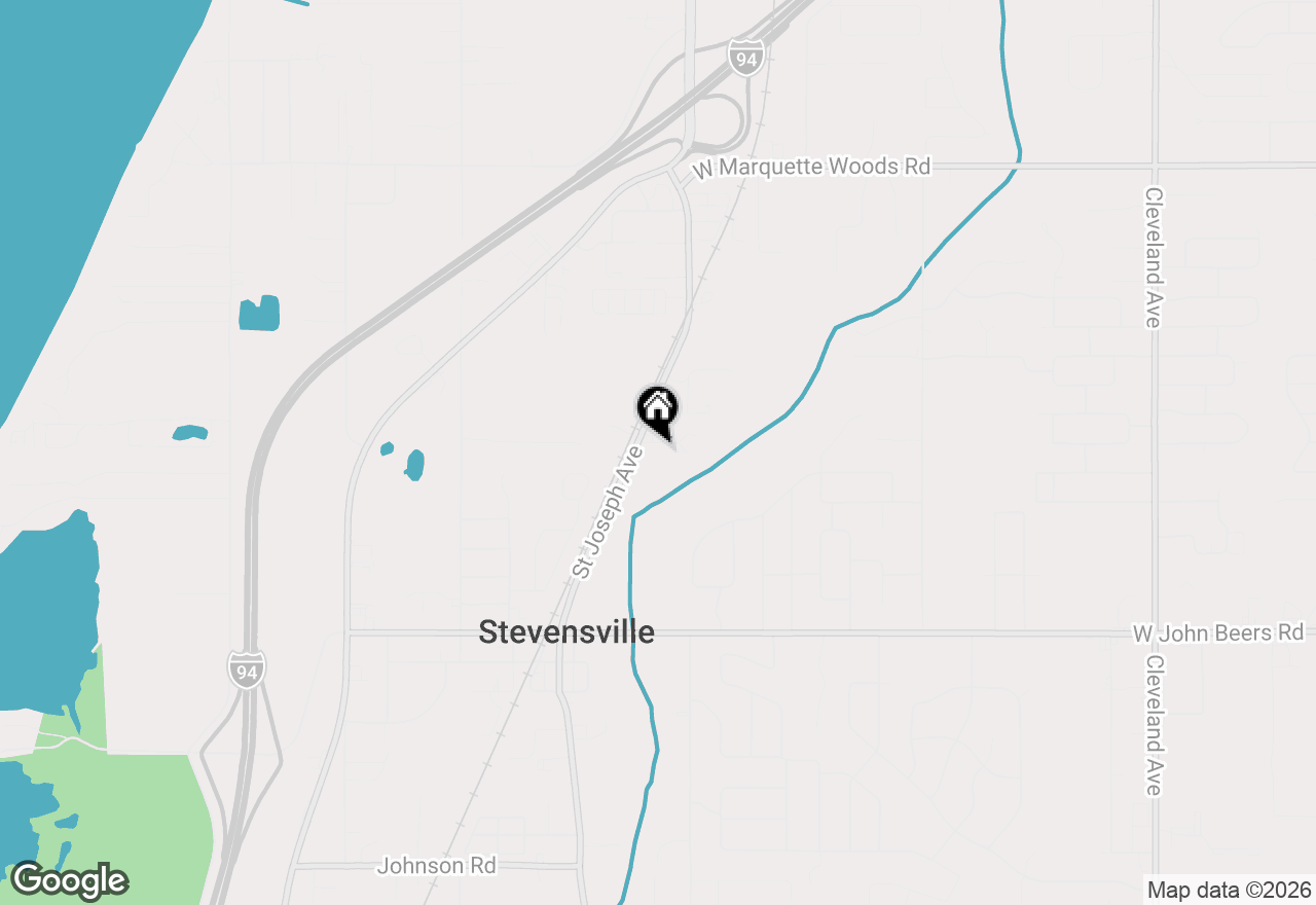 Map of 5385 Saint Joseph Avenue, Stevensville, MI 49127