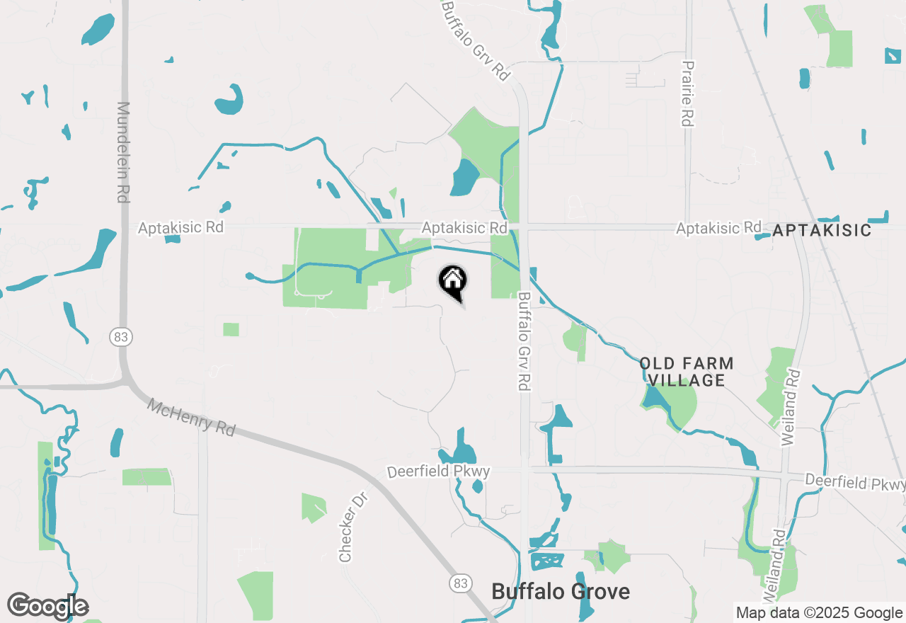 Map of 540 Caren Drive, Buffalo Grove, IL 60089