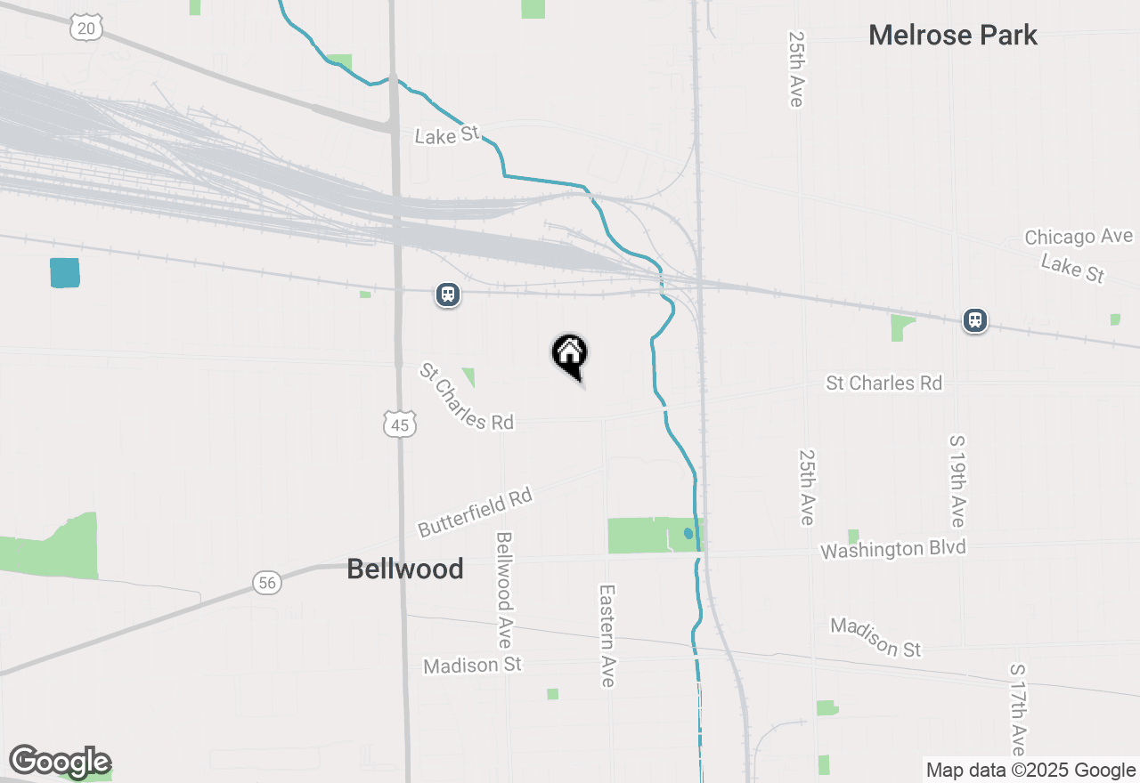Map of 234 Rice Avenue, Bellwood, IL 60104