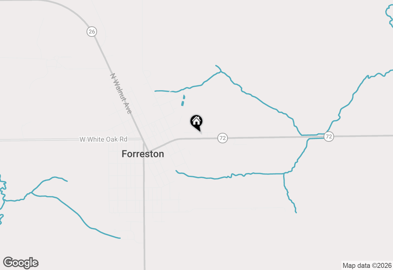 Map of 617 Hewitt Street, Forreston, IL 61030