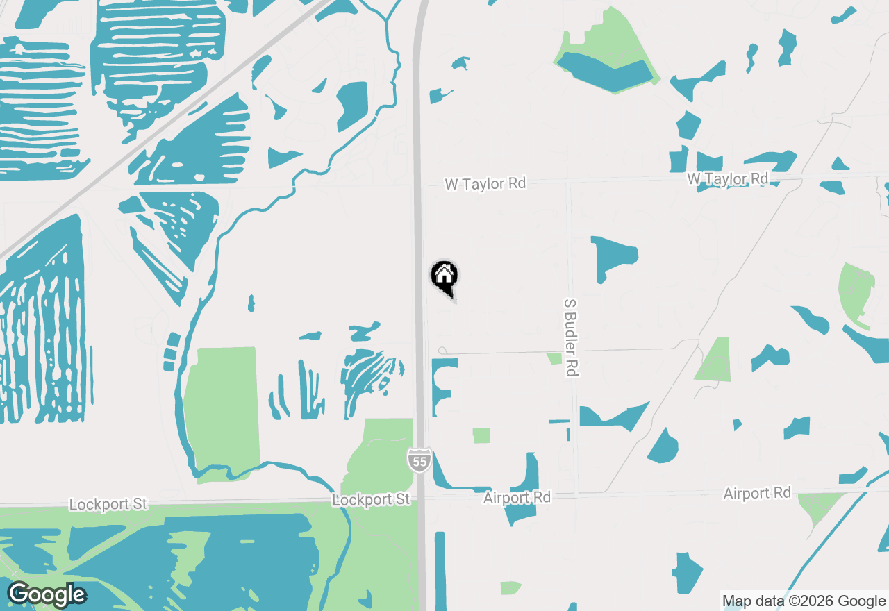 Map of 2076 Longwood Court, Romeoville, IL 60446